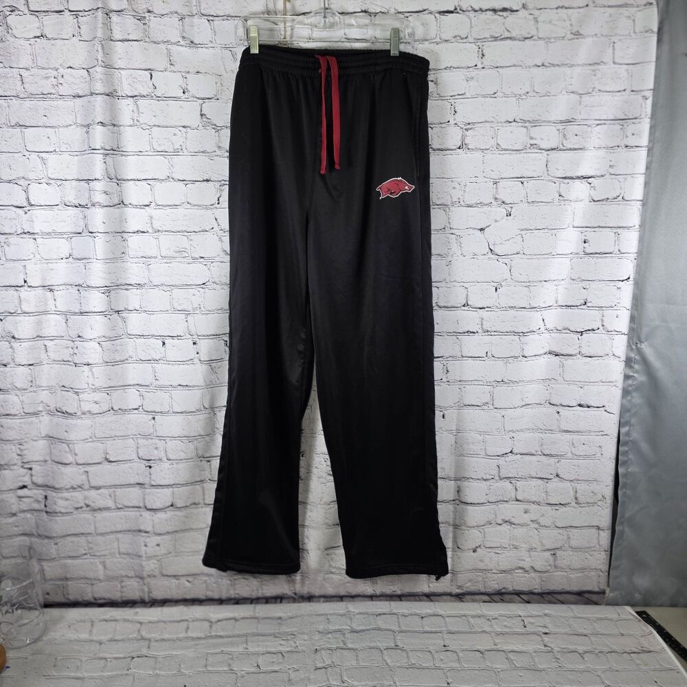 Campus Heritage Arkansas Razorbacks XL Track Pants Black